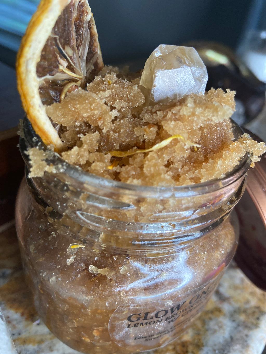 GLOW ON, GIRL Brown Sugar Body Scrub