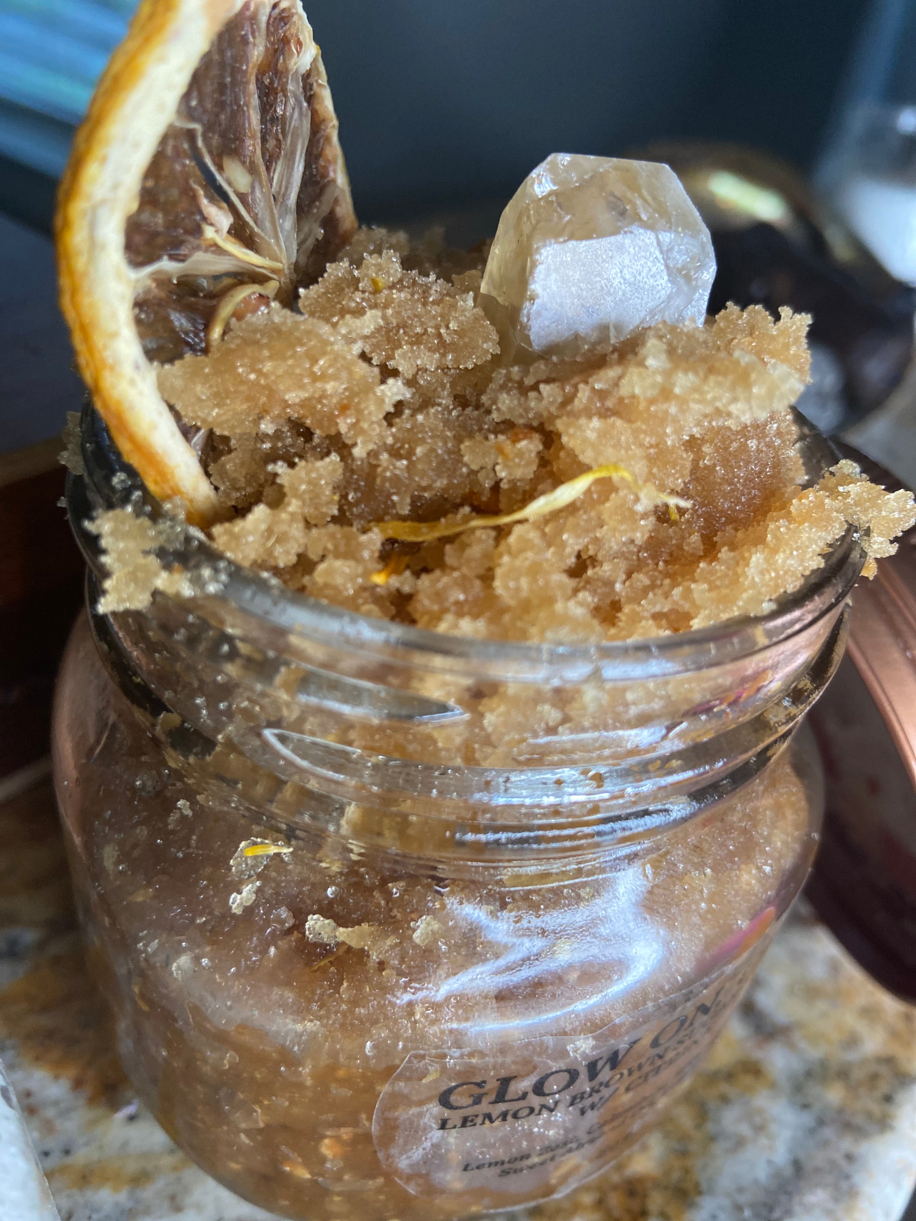 GLOW ON, GIRL Brown Sugar Body Scrub